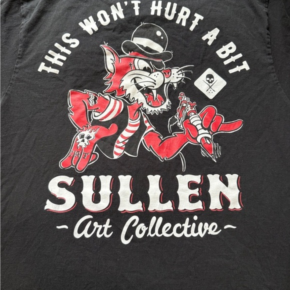 Sullen Art Collective Other - Sullen Art Collective Men's Short Sleeve Graphic Tee - Black & Red